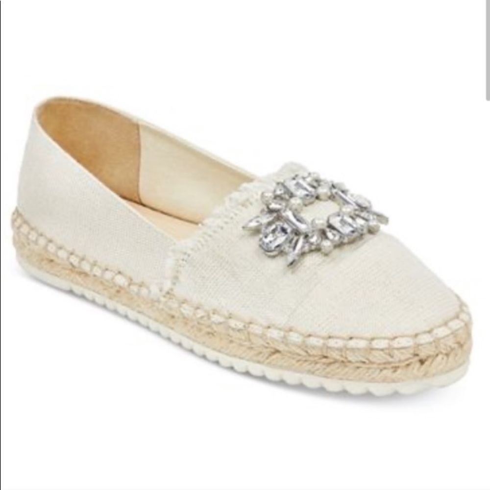 Marc Fisher Barnum Jeweled Espadrille Flats